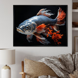 Coral Kois Fish Gentle Beauty - Koi's Fish Bedroom Wall Art