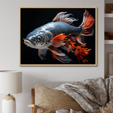 Coral Kois Fish Gentle Beauty - Koi's Fish Bedroom Wall Art