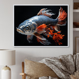 Coral Kois Fish Gentle Beauty - Koi's Fish Bedroom Wall Art