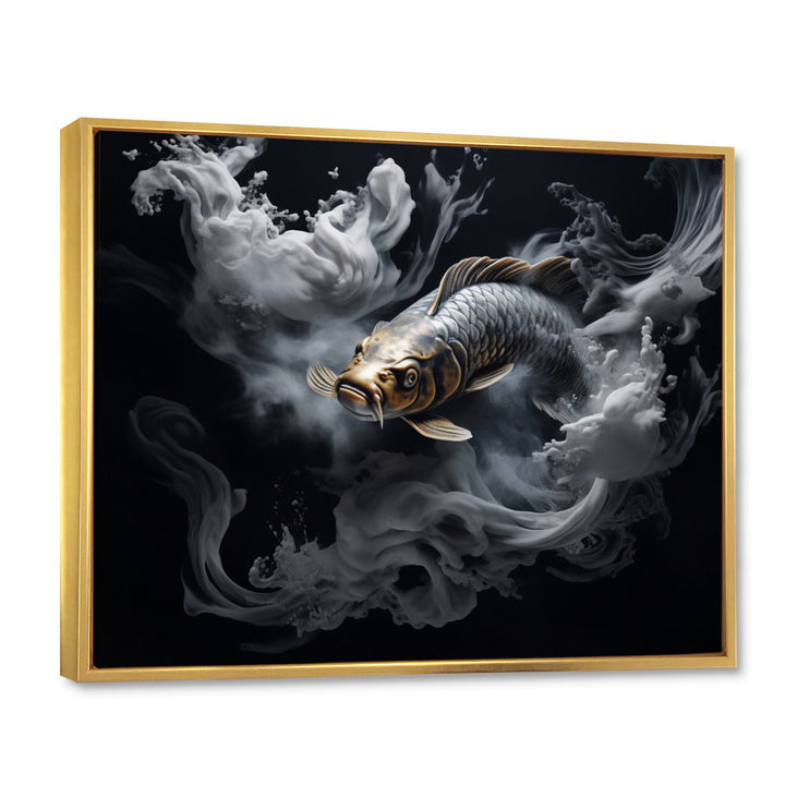 Grey Kois Fish Mystical Elegance - Koi&