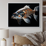 Gold Kois Fish Serene Reflections - Koi's Fish Wall Art Prints