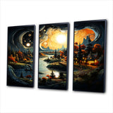 Peach Lakehouse Journey Begins II - Multi-Panels
