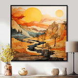 Bold Landscape Canyon Desert VI - Landscapes Canvas Wall Art