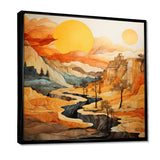 Bold Landscape Canyon Desert VI - Landscapes Canvas Wall Art