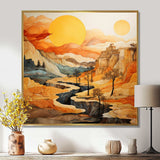 Bold Landscape Canyon Desert VI - Landscapes Canvas Wall Art