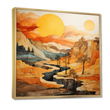 Bold Landscape Canyon Desert VI - Landscapes Canvas Wall Art