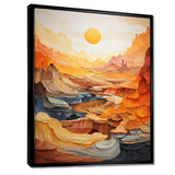 Bold Landscape Canyon Desert II - Landscapes Canvas Wall Art