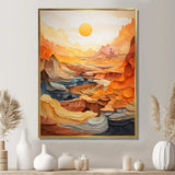 Bold Landscape Canyon Desert II - Landscapes Canvas Wall Art