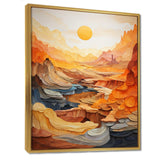 Bold Landscape Canyon Desert II - Landscapes Canvas Wall Art