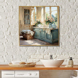 Laundry Room French Vintage I - Illustration Canvas Wall Art