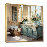 Laundry Room French Vintage I - Illustration Canvas Wall Art