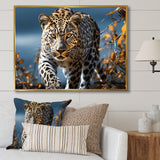 Leopard Sleek Leopard - Leopard Canvas Wall Art