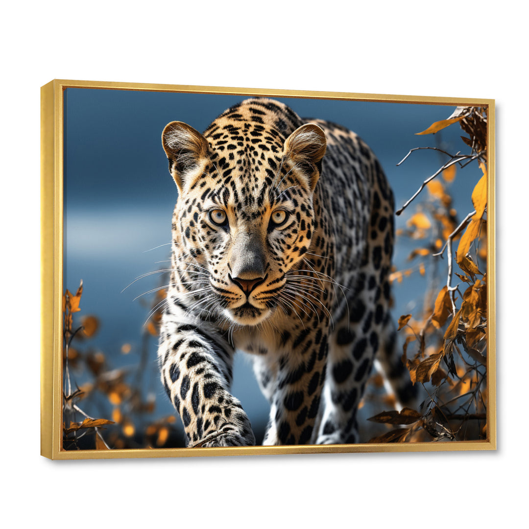 Leopard Sleek Leopard - Leopard Canvas Wall Art