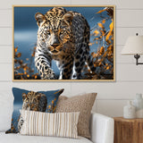 Leopard Sleek Leopard - Leopard Canvas Wall Art
