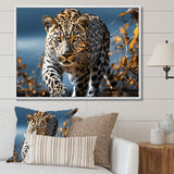 Leopard Sleek Leopard - Leopard Canvas Wall Art