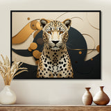 Leopard Elegance Geometric - Leopard Wall Decor