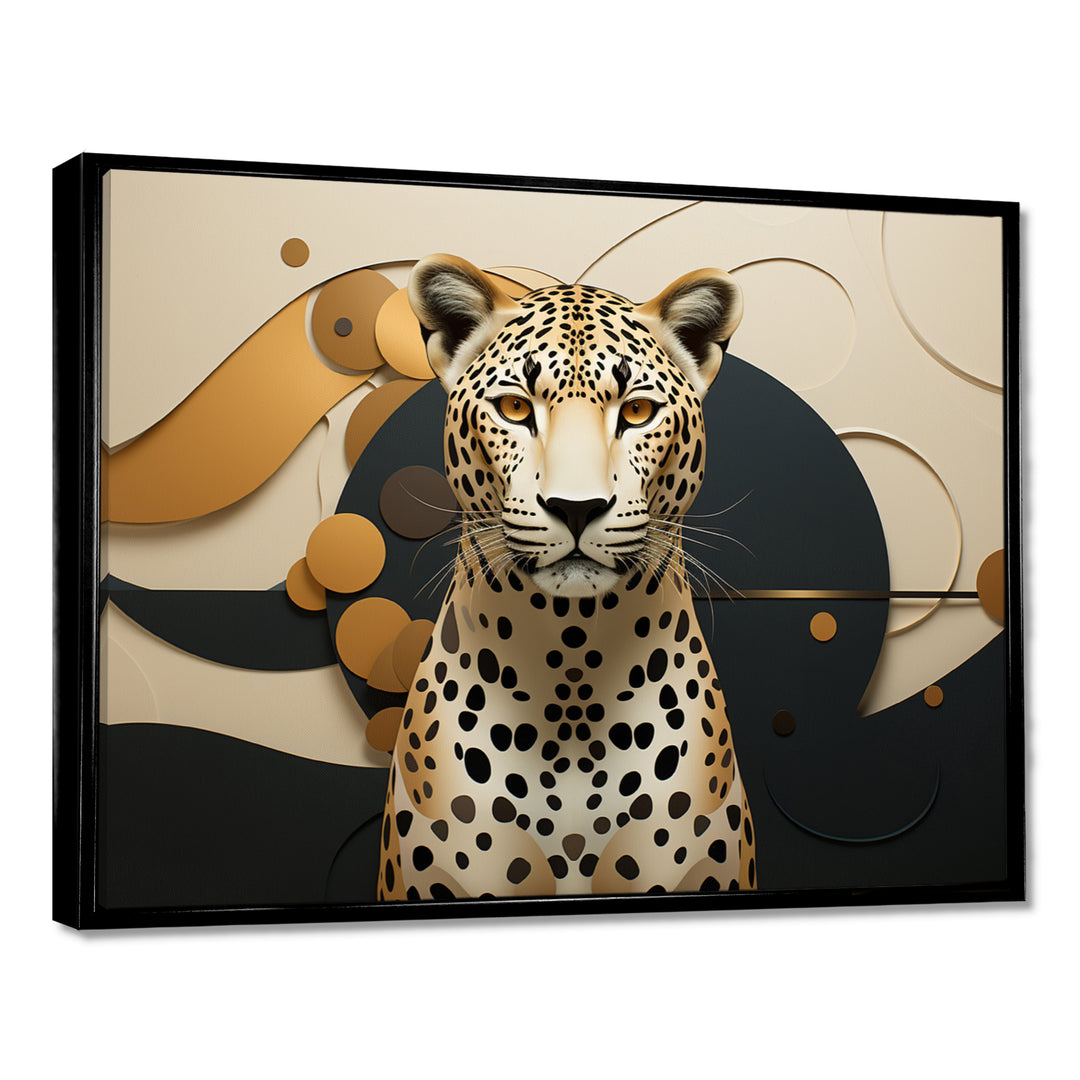 Leopard Elegance Geometric - Leopard Wall Decor