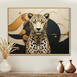 Leopard Elegance Geometric - Leopard Wall Decor