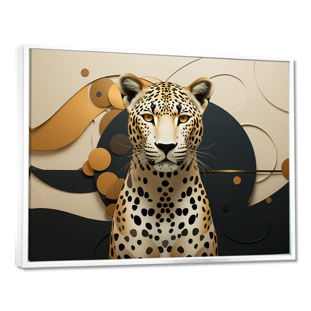 Leopard Elegance Geometric - Leopard Wall Decor