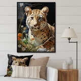 Leopard Elegance Pastoral - Leopard Wall Art Prints