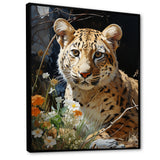 Leopard Elegance Pastoral - Leopard Wall Art Prints