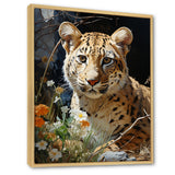 Leopard Elegance Pastoral - Leopard Wall Art Prints