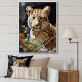 Leopard Elegance Pastoral - Leopard Wall Art Prints