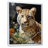 Leopard Elegance Pastoral - Leopard Wall Art Prints