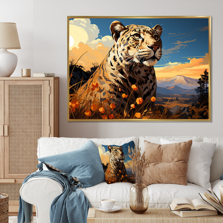 Leopard Lookout In Africa - Leopard Wall Art Prints