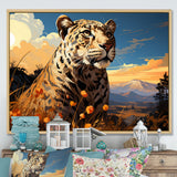 Leopard Lookout In Africa - Leopard Wall Art Prints