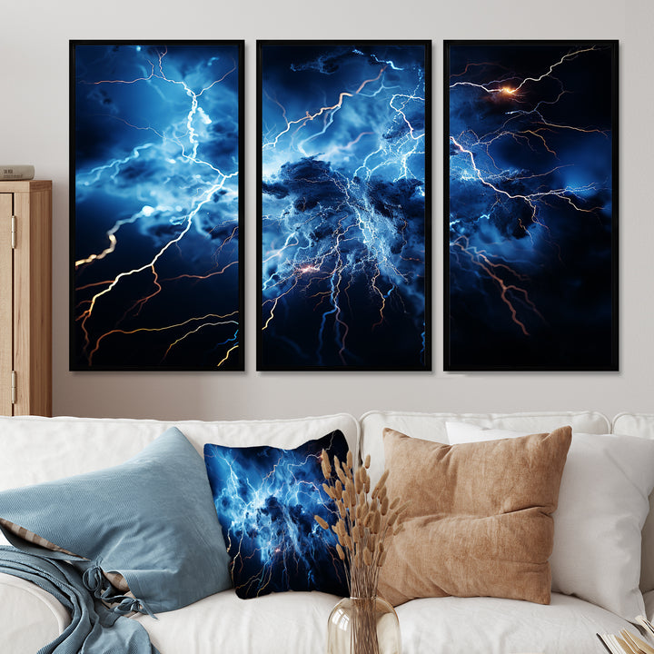 Lightning Electrifying Symphony - Multi-Panels