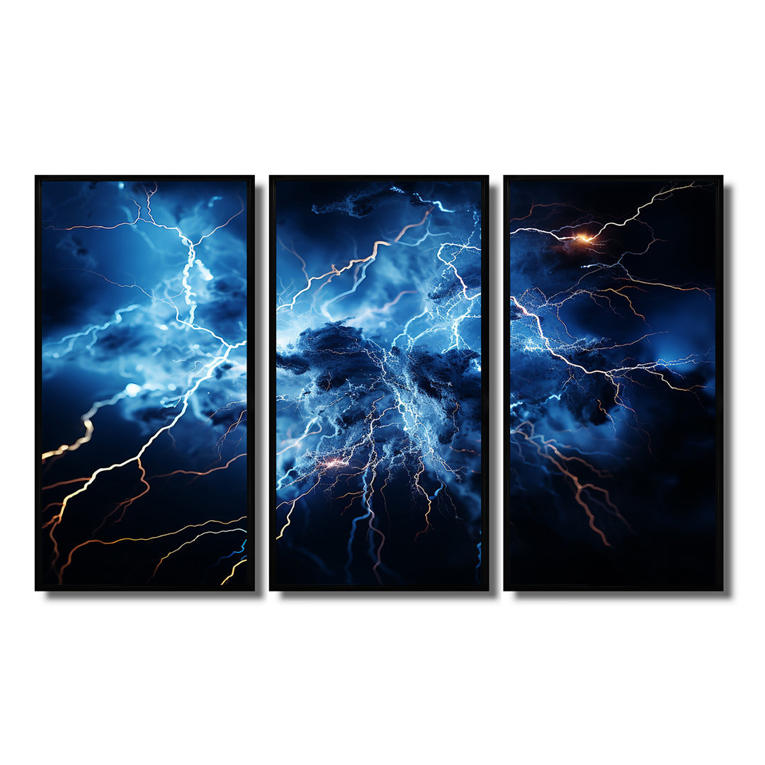 Lightning Electrifying Symphony - Multi-Panels