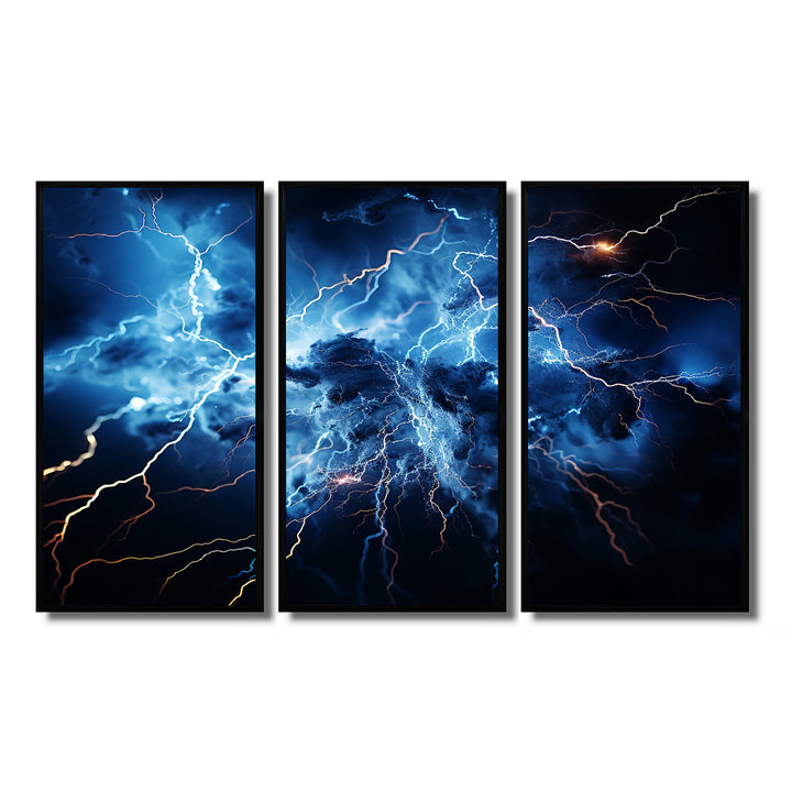 Lightning Electrifying Symphony - Multi-Panels