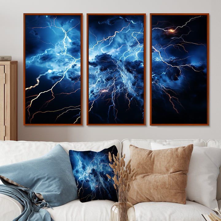 Lightning Electrifying Symphony - Multi-Panels
