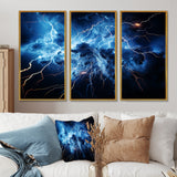 Lightning Electrifying Symphony - Multi-Panels