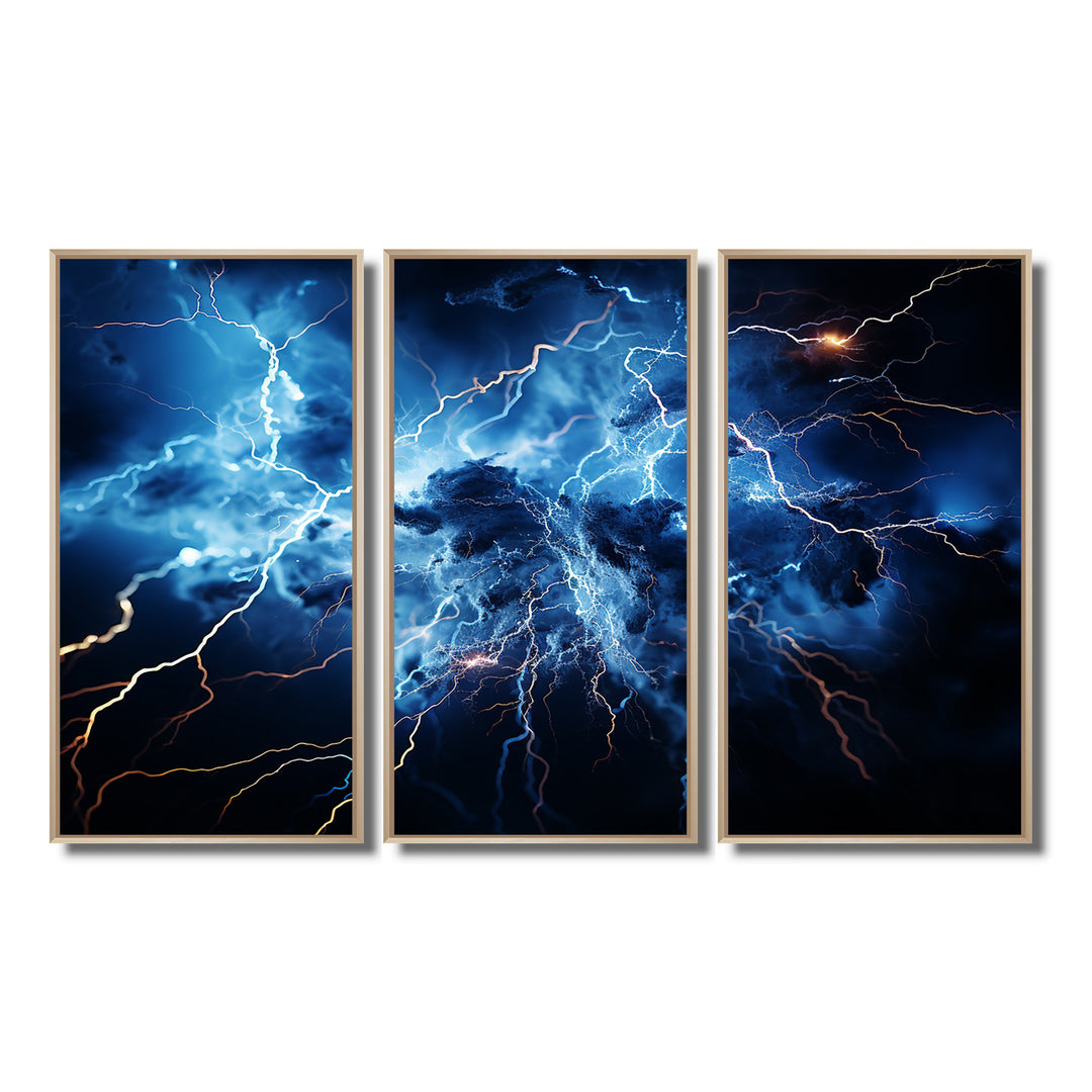Lightning Electrifying Symphony - Multi-Panels
