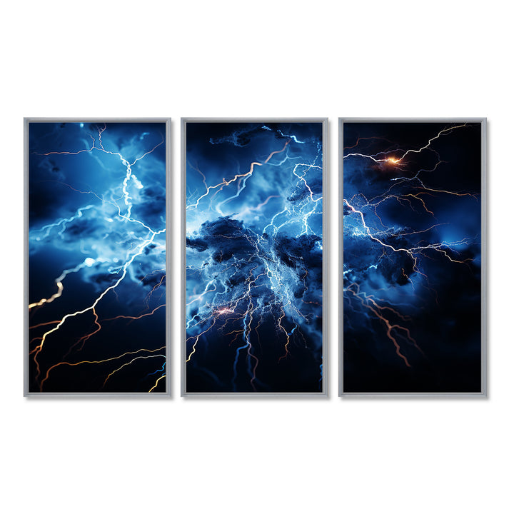 Lightning Electrifying Symphony - Multi-Panels