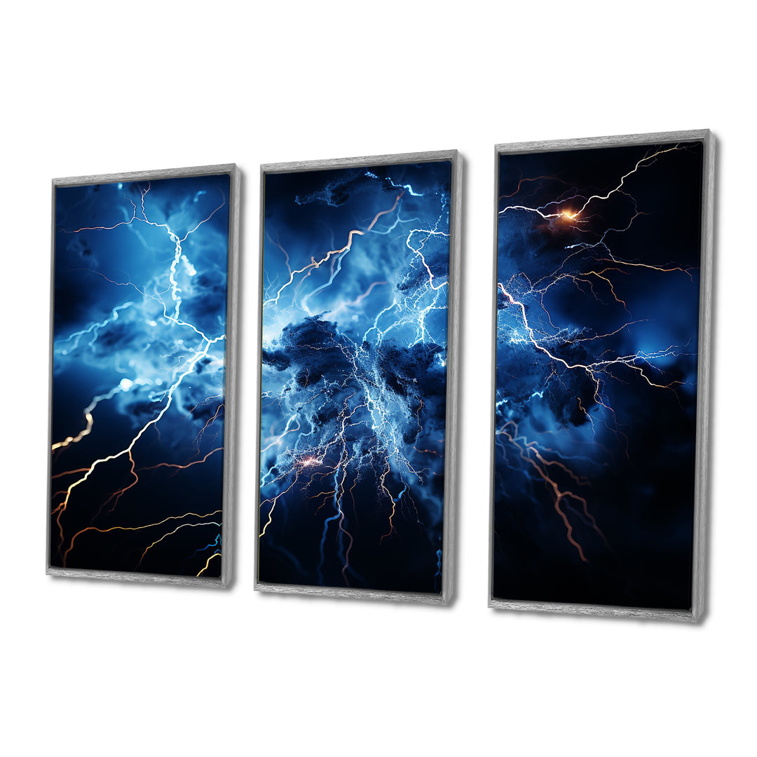 Lightning Electrifying Symphony - Multi-Panels