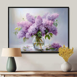 Lilacs Romantic Impression III - Floral Canvas Wall Art