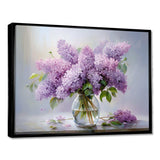 Lilacs Romantic Impression III - Floral Canvas Wall Art