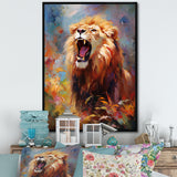 Lion Impressionist Serenade Impressionist - Lion Bedroom Wall Art