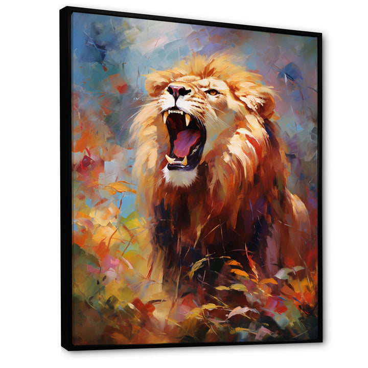 Lion Impressionist Serenade Impressionist - Lion Bedroom Wall Art