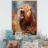Lion Impressionist Serenade Impressionist - Lion Bedroom Wall Art