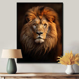 Lion Regal Majesty Lion - Animals Canvas Wall Art