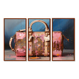 Minimalist Pink Lv Bag I - Multi-Panels