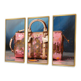 Minimalist Pink Lv Bag I - Multi-Panels