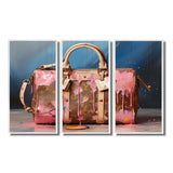 Minimalist Pink Lv Bag I - Multi-Panels