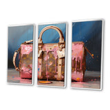 Minimalist Pink Lv Bag I - Multi-Panels