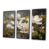 White Green Magnolias Magnolia Serenity - Multi-Panels