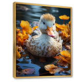 Yellow White Marine Animals Portrait - Yellow Marine Animals Wall Art